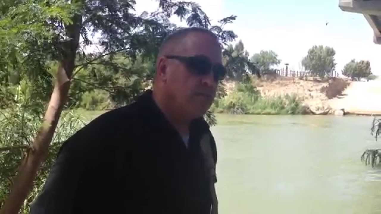 Border agent explains the dangers of crossing the Rio Grande river