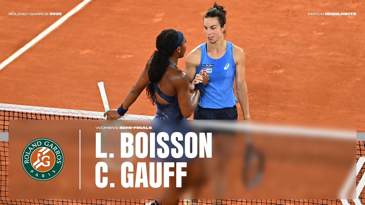 Highlights Boisson vs Gauff Semi-final | Roland-Garros 2025
