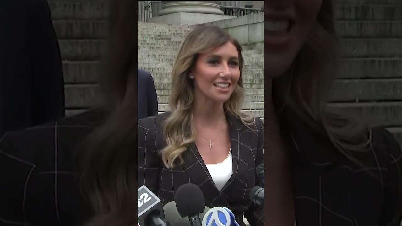 Donald Trump’s lawyer, Alina Habba, speaks after Trump takes the stand in civil fraud trial
