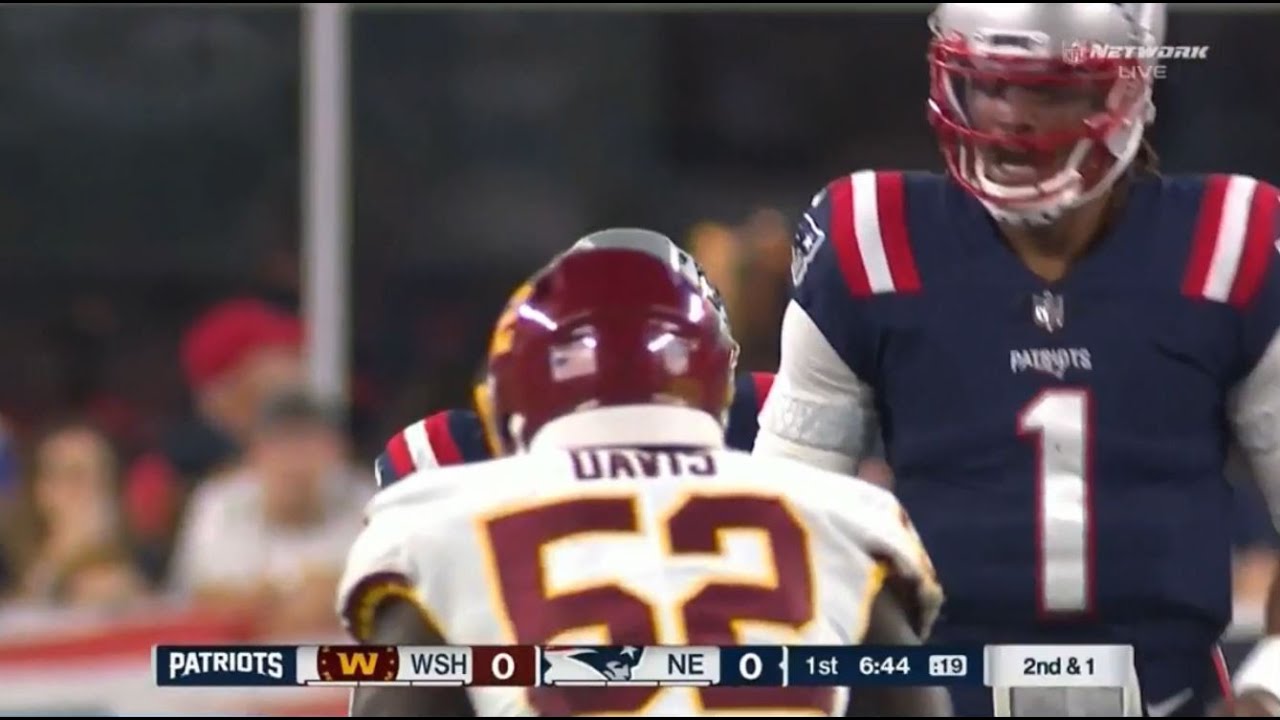 Jamin Davis Rookie Preseason Debut vs. Patriots || #19 Pick in the Draft