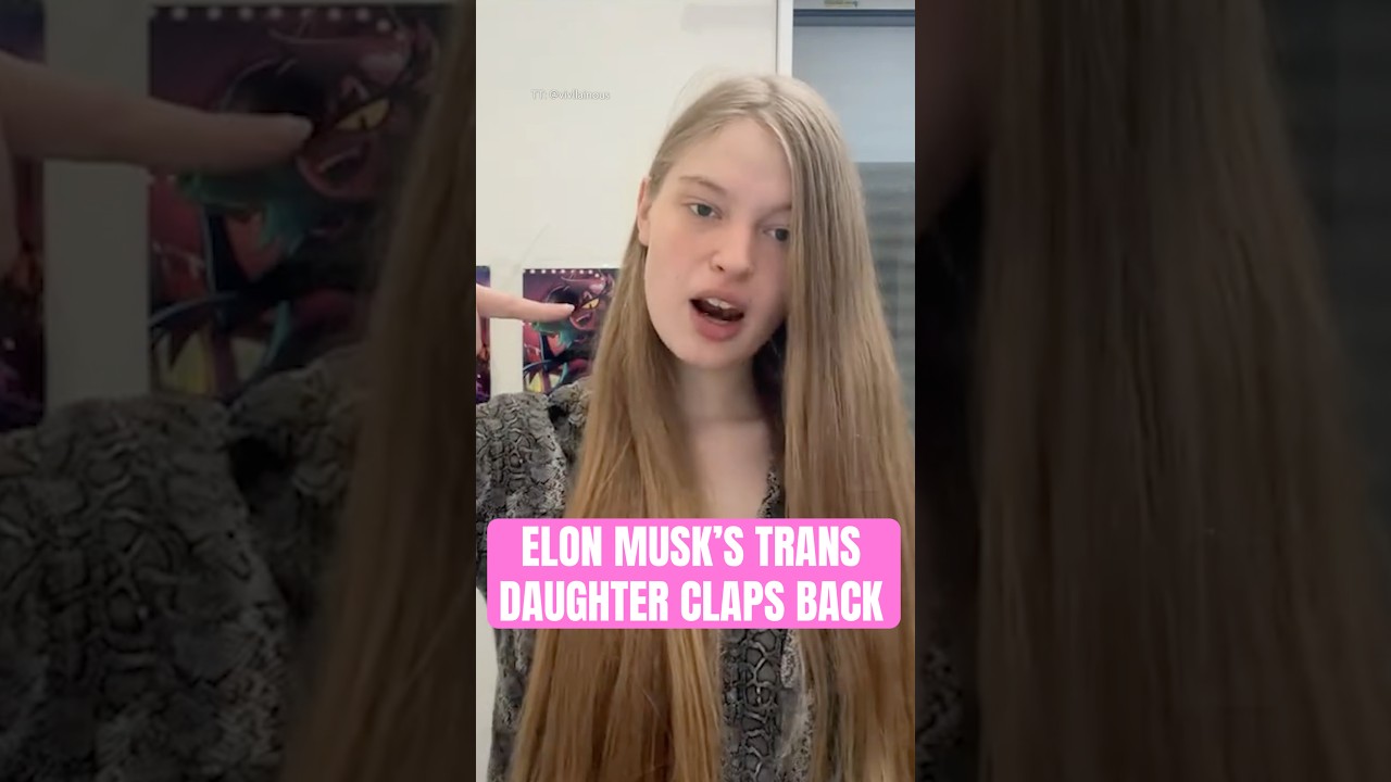 Elon Musk's Trans Daughter Claps Back Haters #shorts #elonmusk #vivianwilson