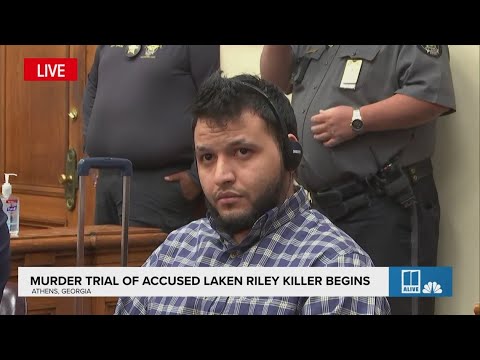Prosecutors play Laken Riley 911 call during attack in opening statements of murder trial
