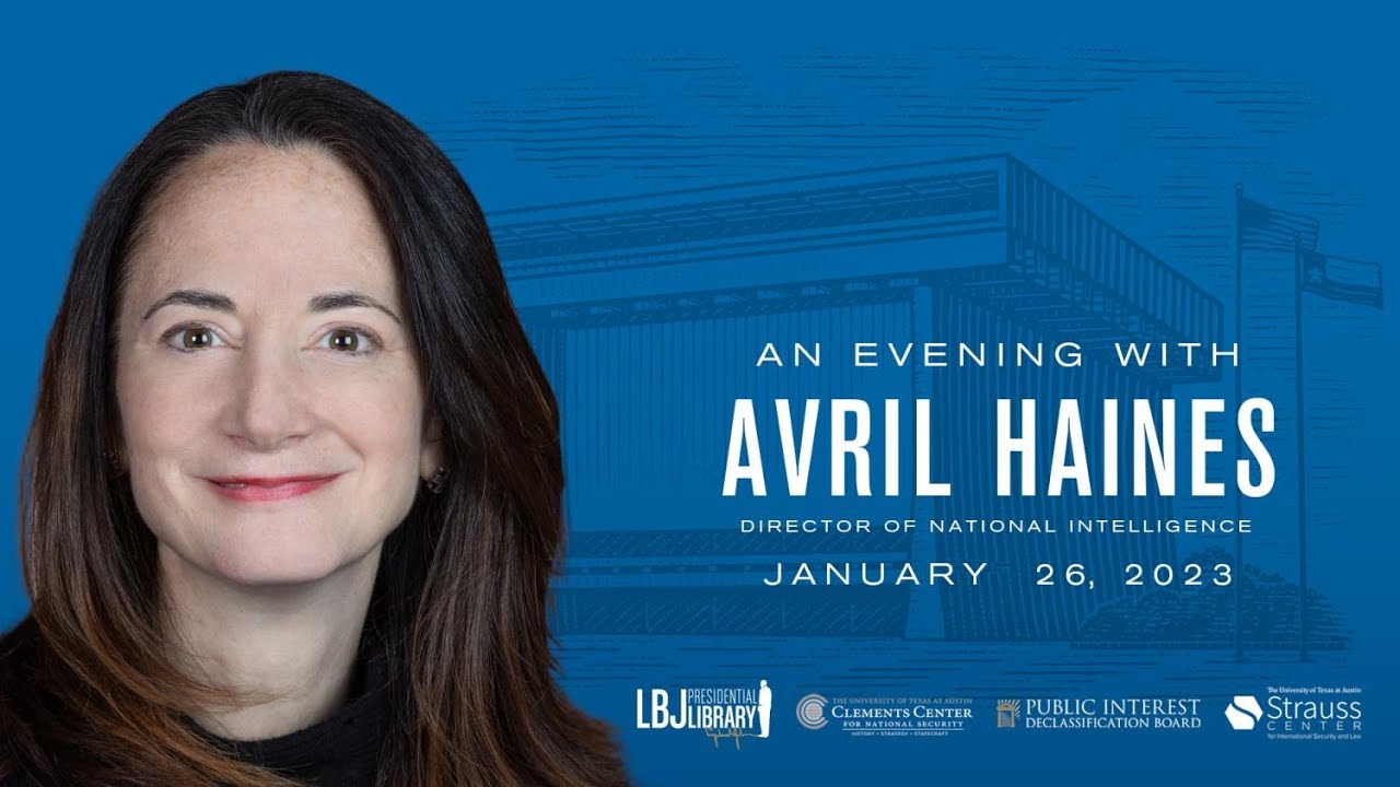 An Evening With Director of National Intelligence Avril Haines