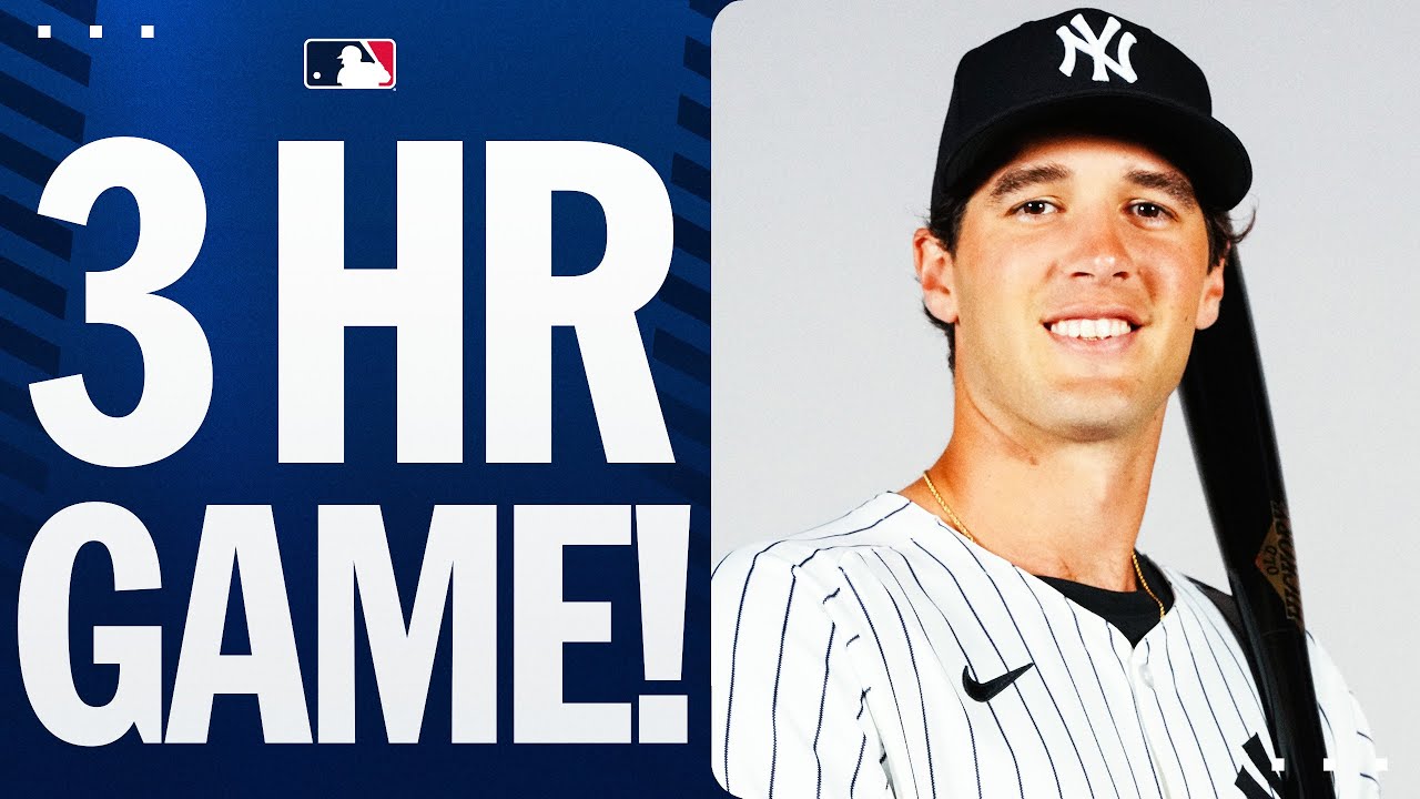 Yankees TOP PROSPECT Spencer Jones hits THREE HOMERS in 1 game! (13 HR in 19 Triple-A games 😳)