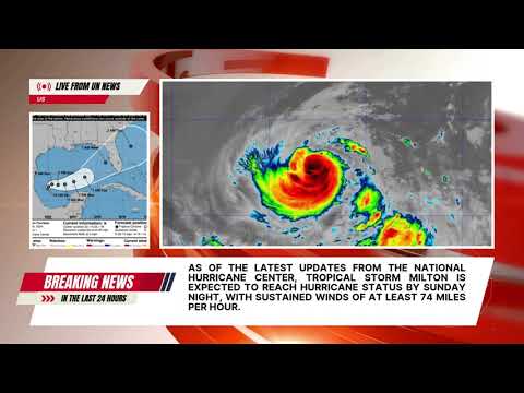 Tropical Storm Milton is on a path to become a major hurricane | tropical storm milton path