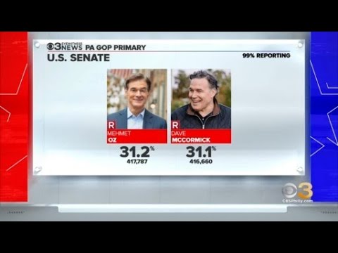 Pennsylvania's US Senate Race Between Republicans Mehmet Oz, Dave McCormick Still Too Close To Call