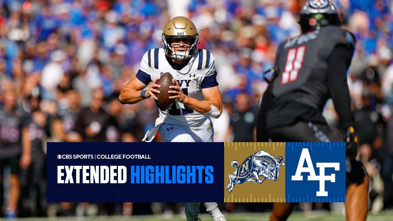 Navy Midshipmen vs. Air Force Falcons: Extended Highlights