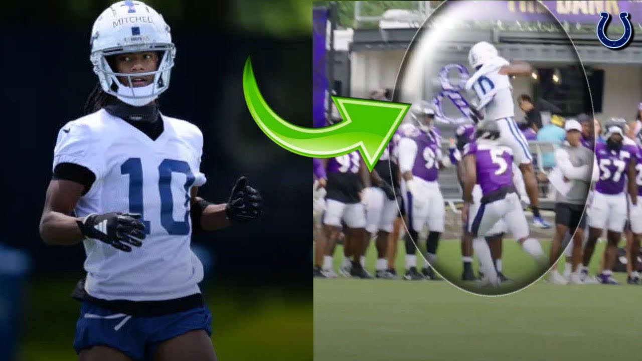 Adonai Mitchell Looks UNSTOPPABLE At Indianapolis Colts Training Camp... | Colts News |