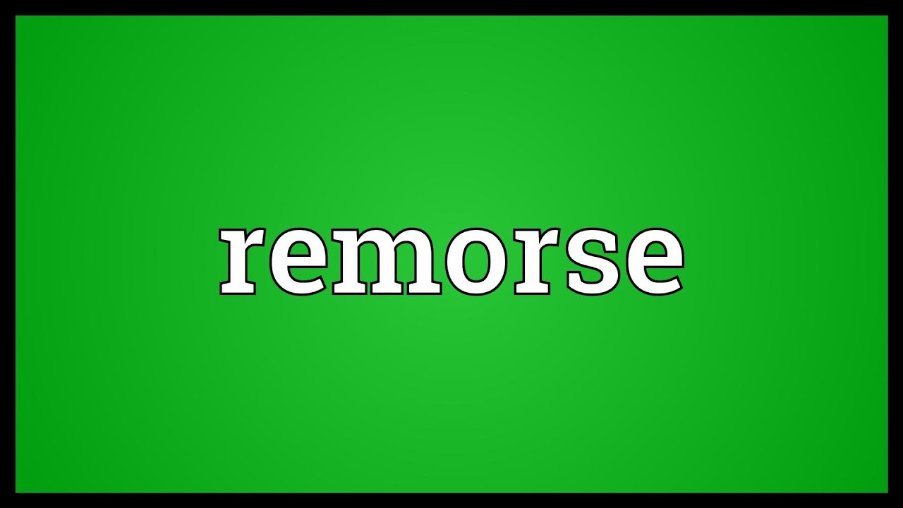 Remorse Meaning