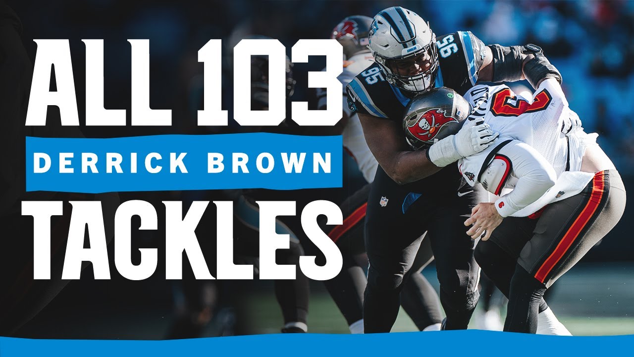 Watch All Of Derrick Brown's Tackles From 2023 | Carolina Panthers