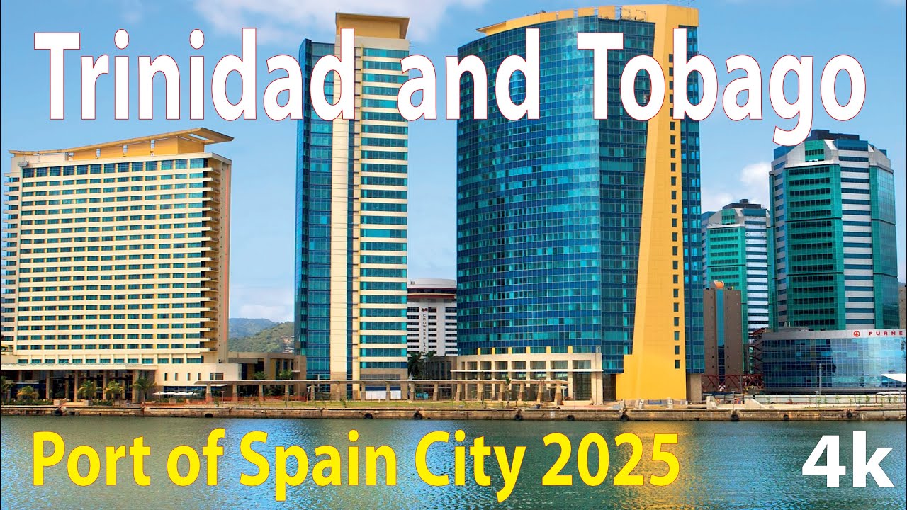 Port of Spain City - Trinidad and Tobago 4K By Drone 2025