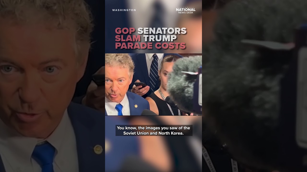 Republican Senators criticize Trump military parade costs