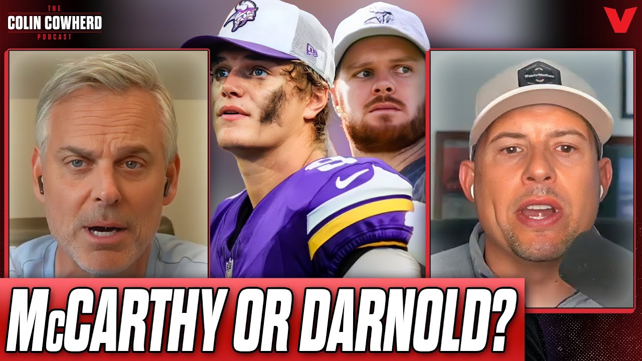 How will Minnesota Vikings QB J.J. McCarthy compare to Sam Darnold? | Colin Cowherd NFL