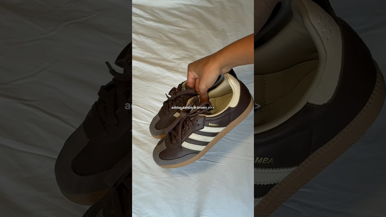 adidas brown samba unboxing #adidas #samba #shoe #unboxing #fashion