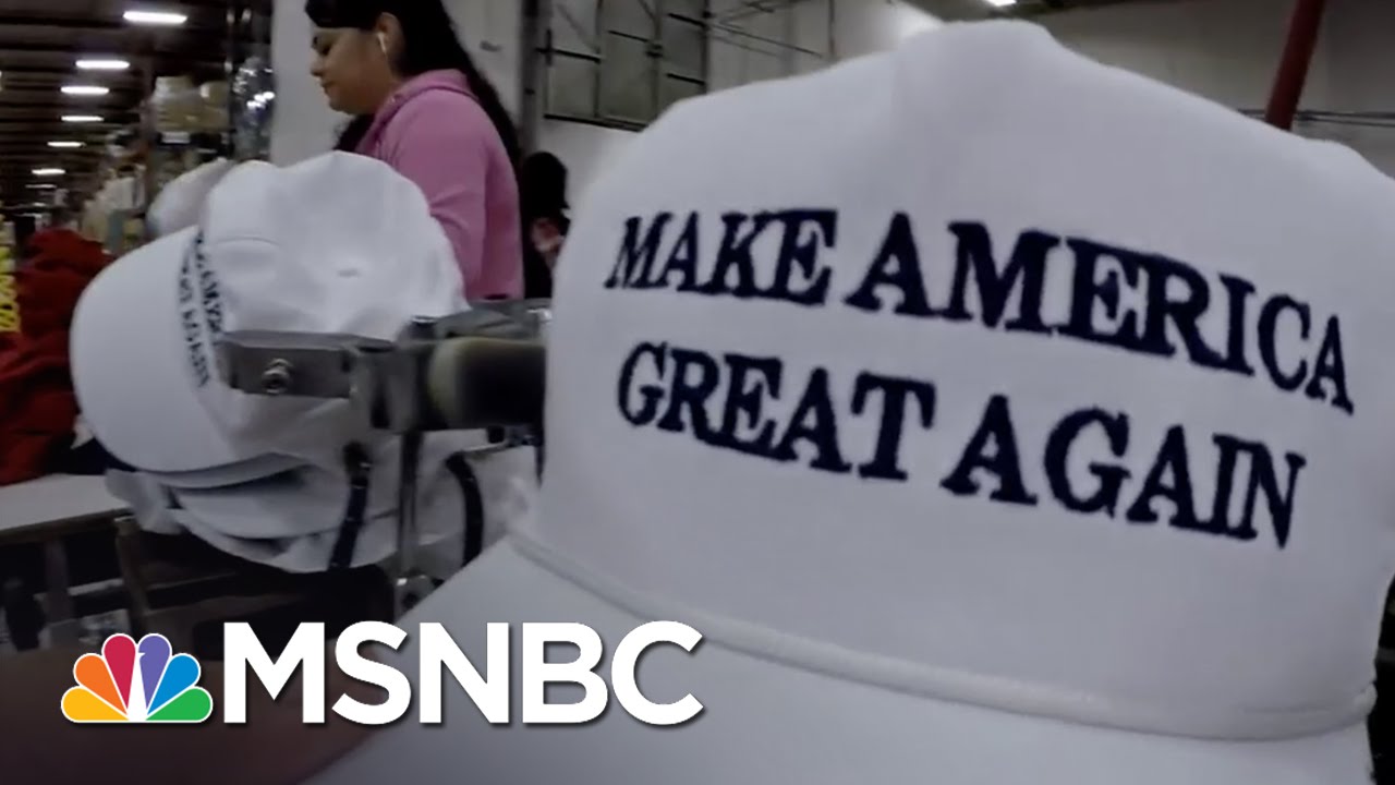 Inside Donald Trump's 'Make America Great Again' Hat Factory | MSNBC