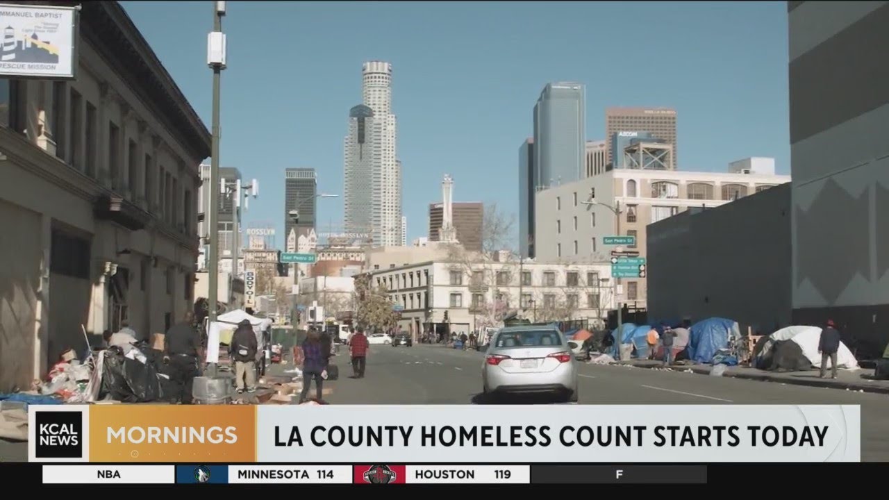 Los Angeles County homeless population count begins Tuesday