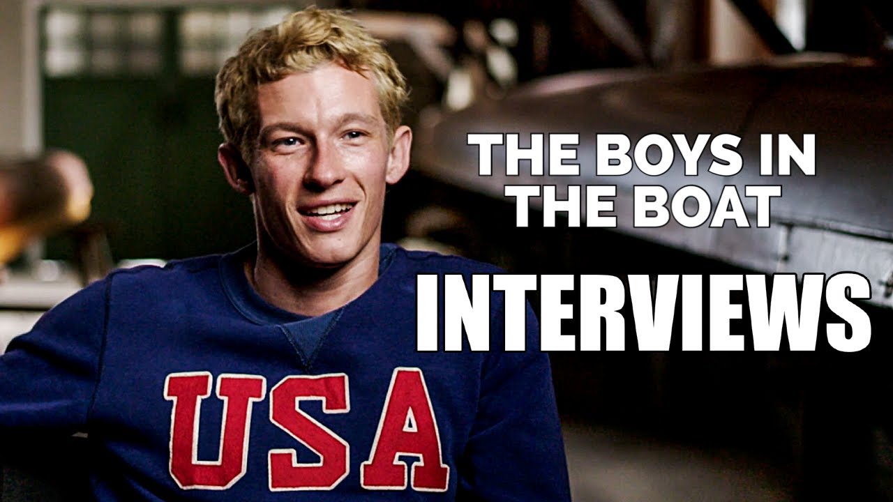 The Boys In The Boat Cast and Crew Interviews