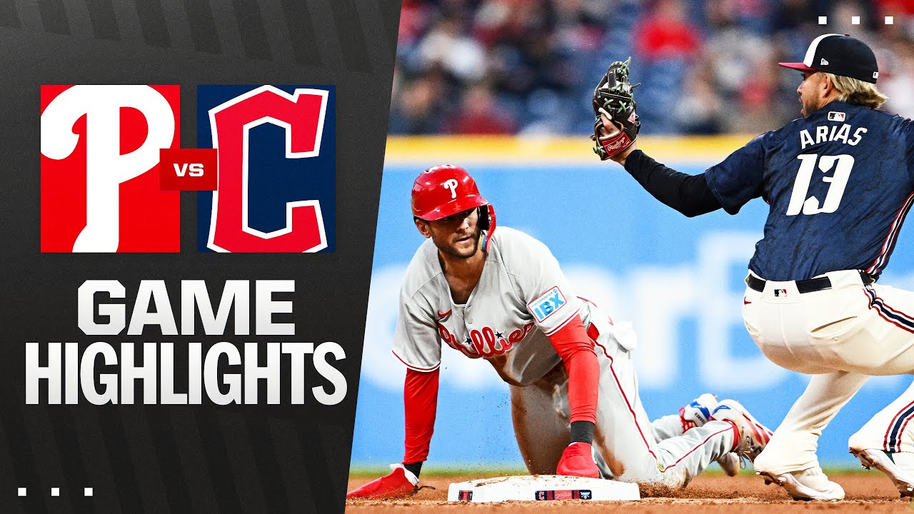 Phillies vs. Guardians Game Highlights (5/9/25) | MLB Highlights