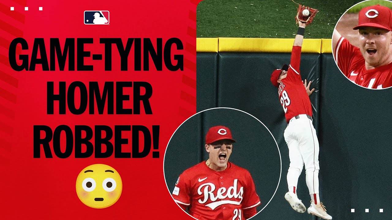 TJ FRIEDL ROBS A GAME-TYING HOME RUN TO WIN IT FOR THE REDS! 😱