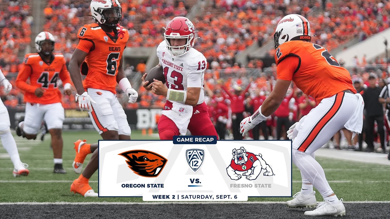 Oregon State vs. Fresno State | Game Highlights | 2025 Pac-12 Football