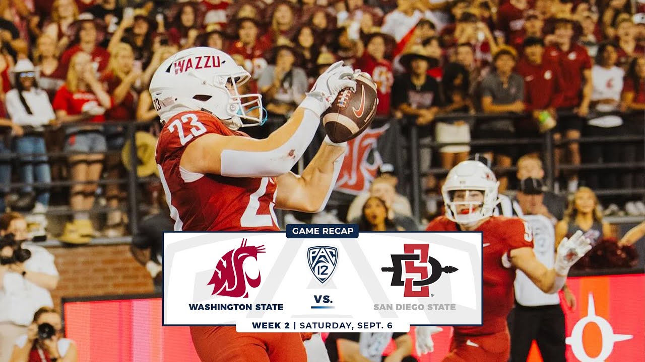 Washington State vs. San Diego State | Game Highlights | 2025 Pac-12 Football