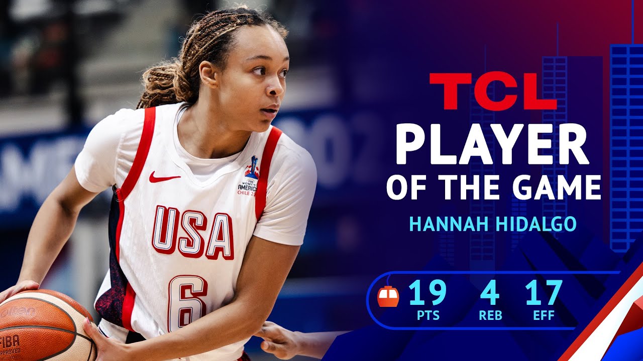 Hannah Hidalgo (19 PTS) leaves her mark all over the floor for USA 🇺🇸 vs Canada at #AmeriCupW 2025!