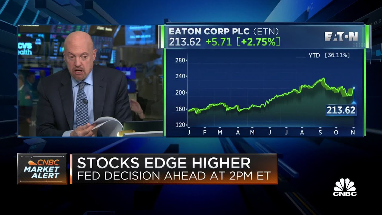 Cramer’s Stop Trading: Eaton Corp. PLC