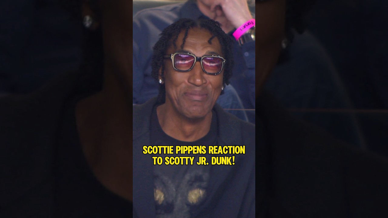 Scottie looked SO PROUD of Scotty Jr!😅