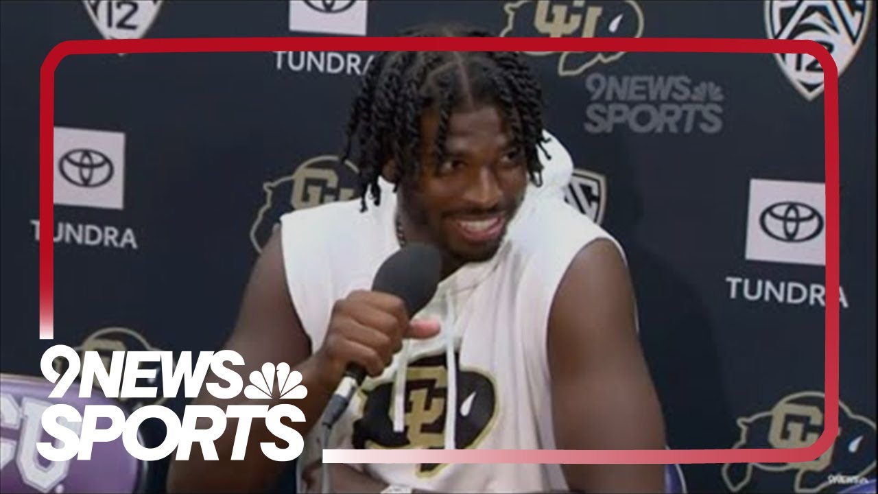 Buffs QB Shedeur Sanders talks about breaking CU's single-game passing record