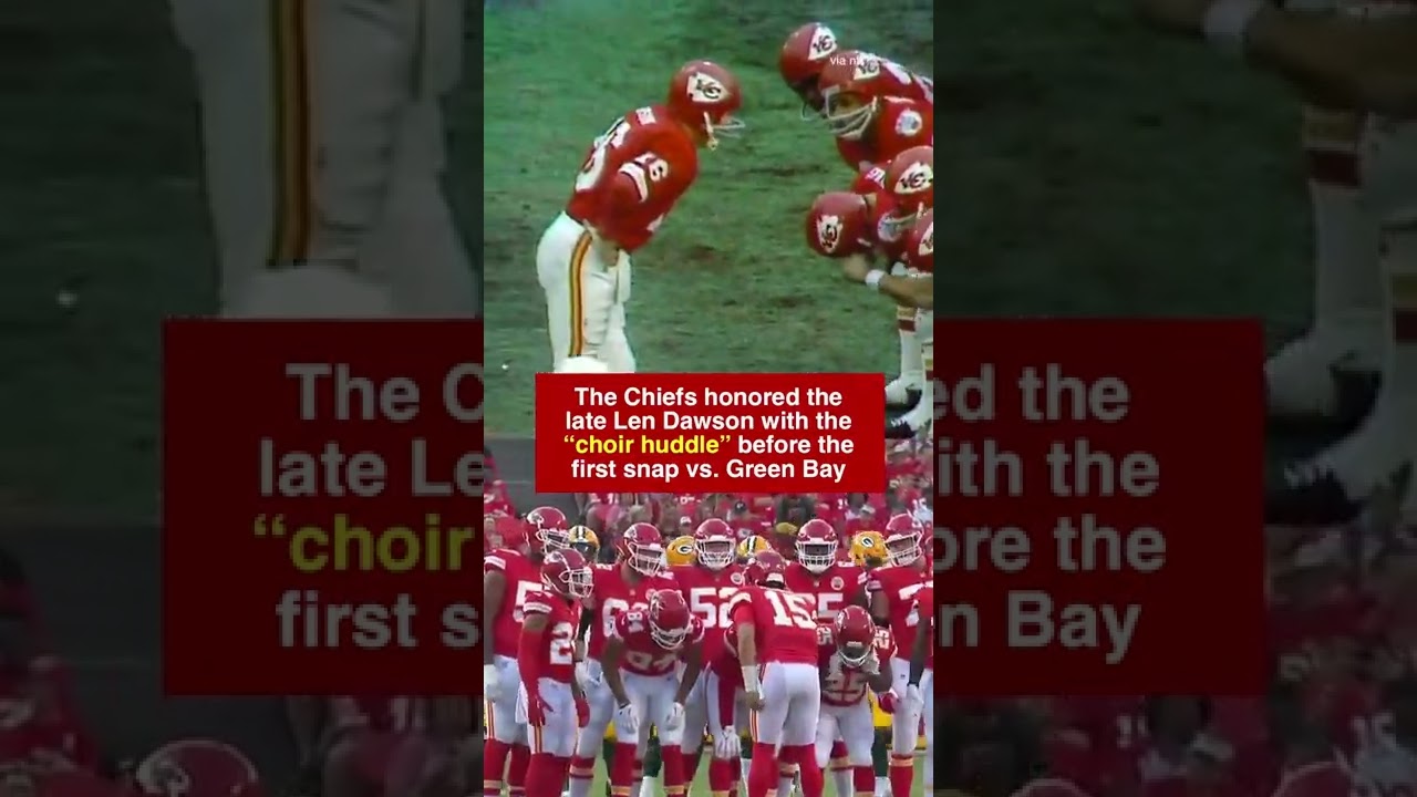 The legendary Len Dawson used the huddle style throughout his Hall of Fame career. #shorts