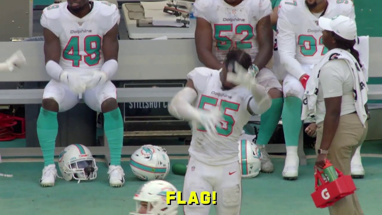 Mic'd Up: Dolphins LB Jerome Baker looking for his mama in Week 9 win