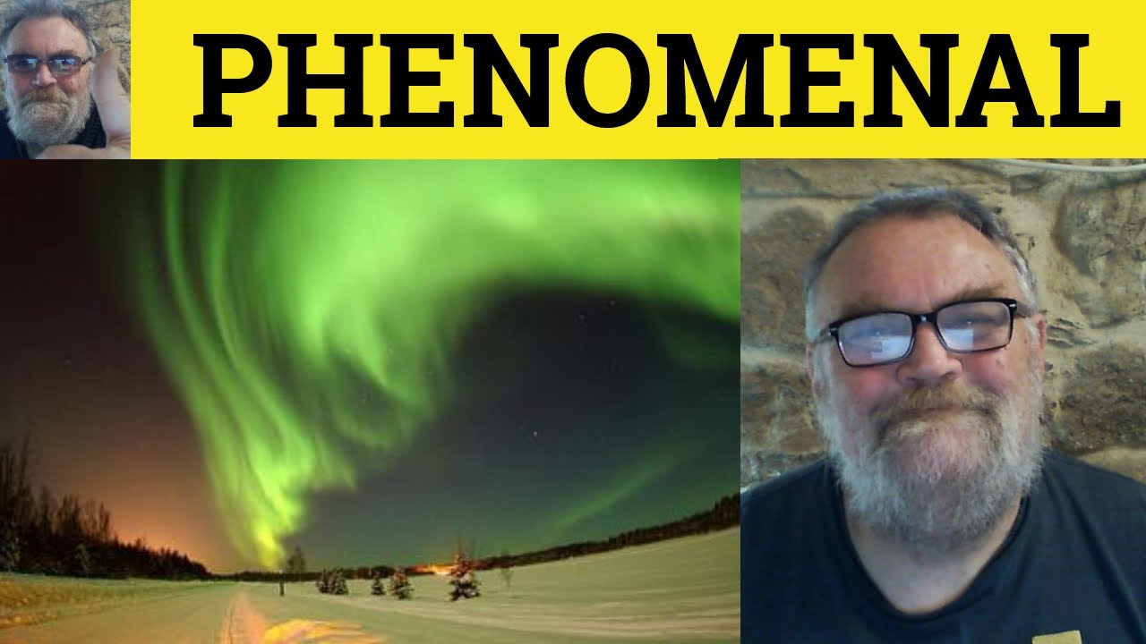 🔵 Phenomenon Meaning - Phenomenal Examples - Phenomenally Defined - Phenomena Explained