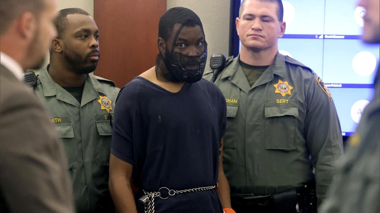Man Who Attacked Judge Wears Spit Hood in Court