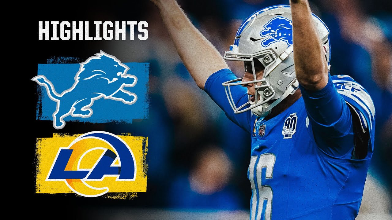 Detroit Lions win a playoff THRILLER vs. Los Angeles Rams | 2023 NFC Wild Card Round