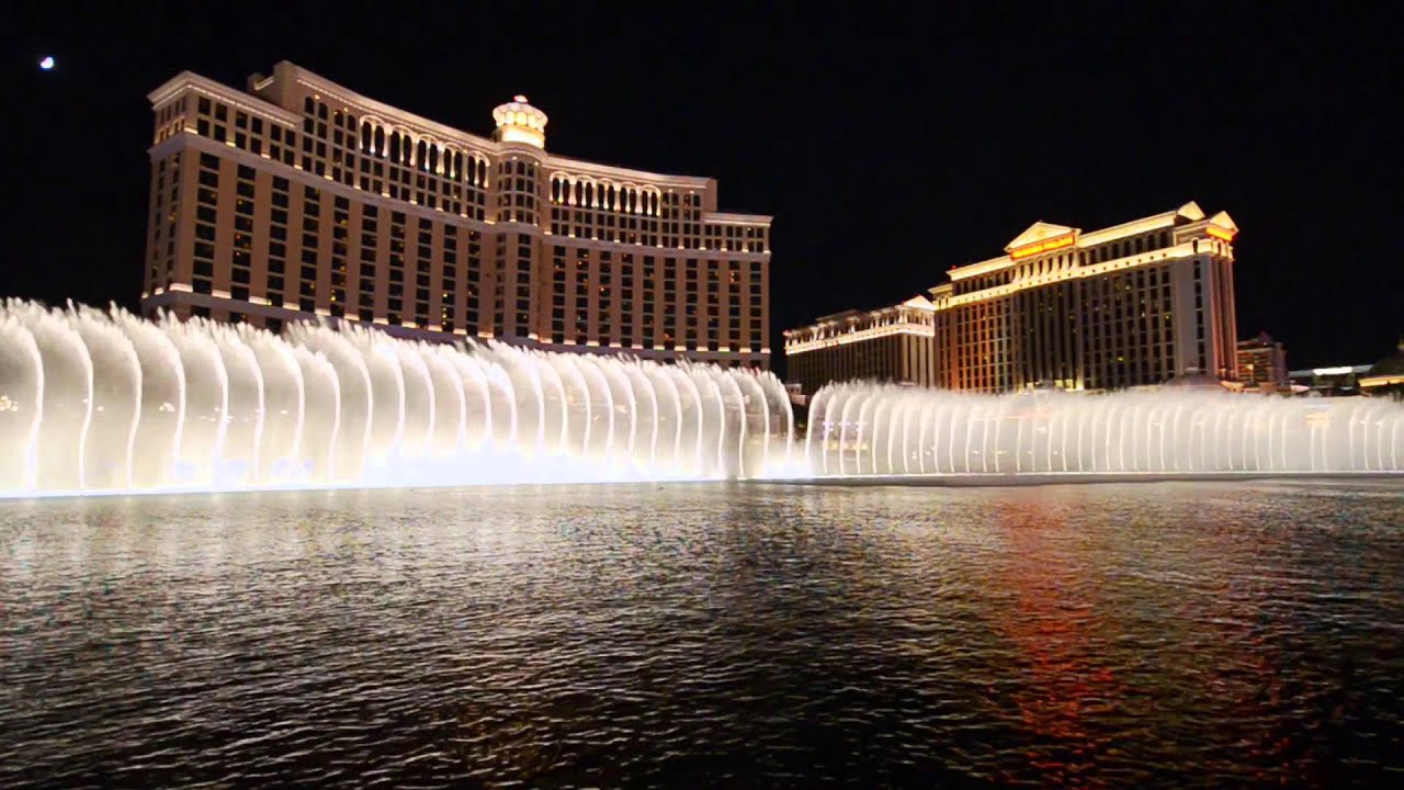 Bellagio Fountains - Time to Say GoodBye (Con te partiro) Andrea Bocelli
