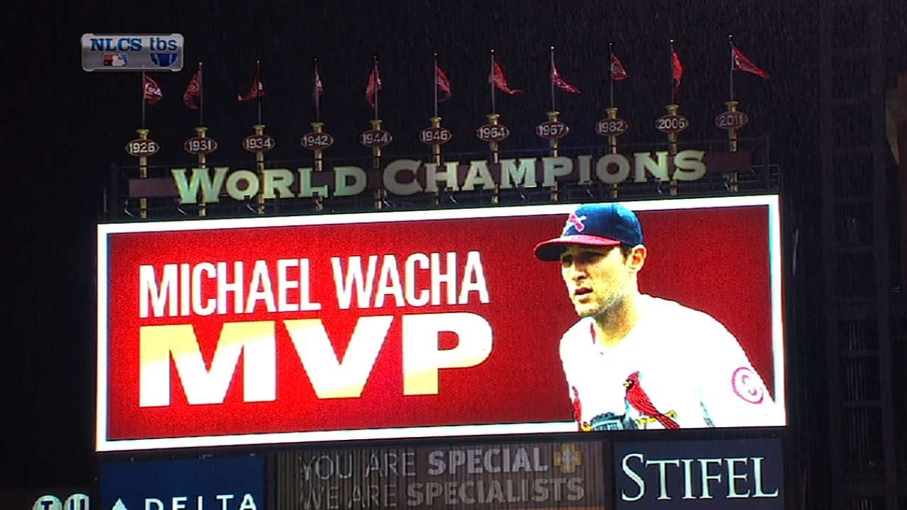 Wacha takes home NLCS MVP