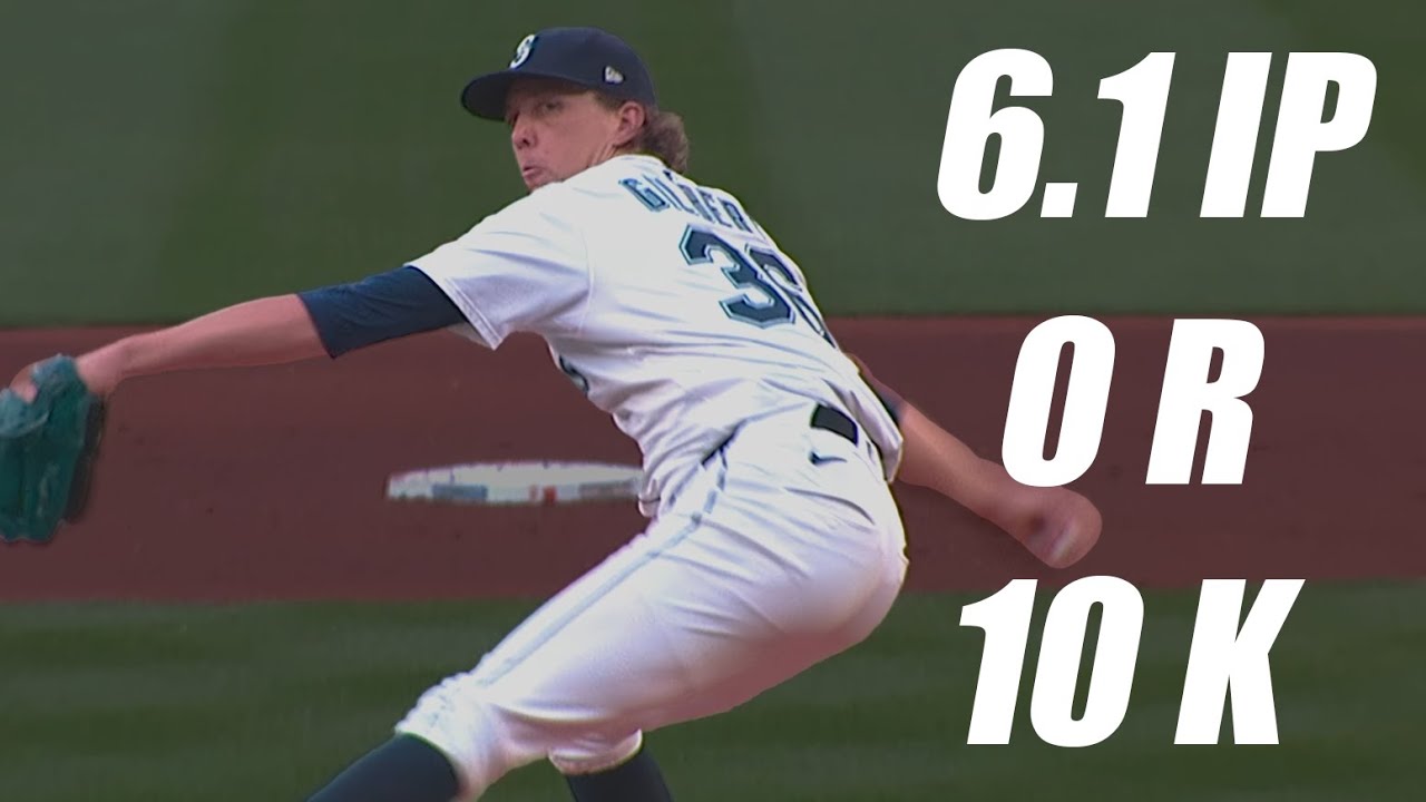 Logan Gilbert Strikes Out 10 over 6.1 Scoreless Innings vs Brewers!