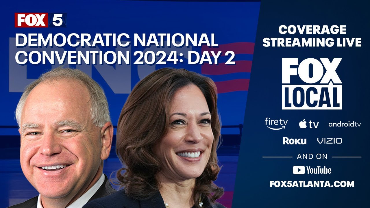 DNC Day 2 LIVE: Carter, Schumer, Sanders, Emhoff, Obama to speak