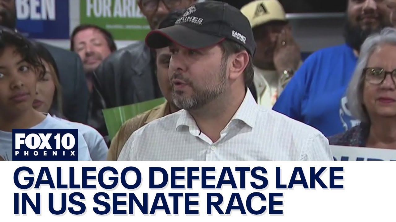 AP: Rep. Ruben Gallego defeats Kari Lake in US Senate race