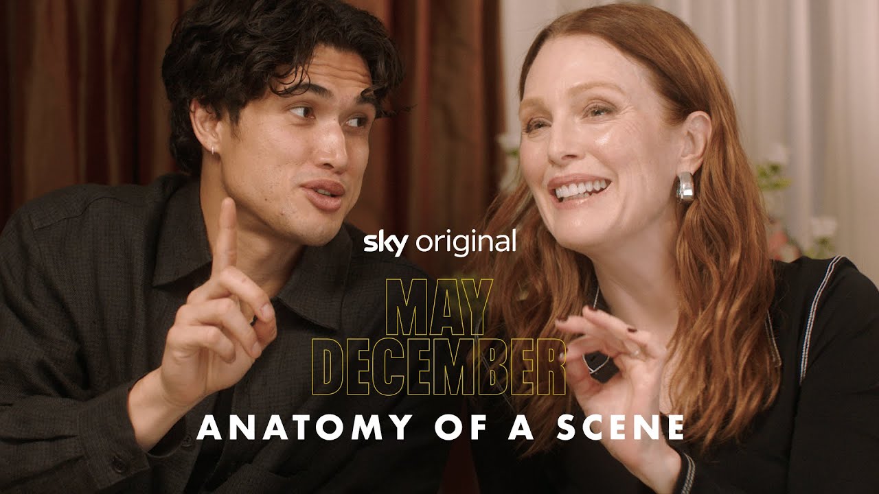 Charles Melton & Julianne Moore sit down to discuss THAT package scene! | May December | Sky Cinema