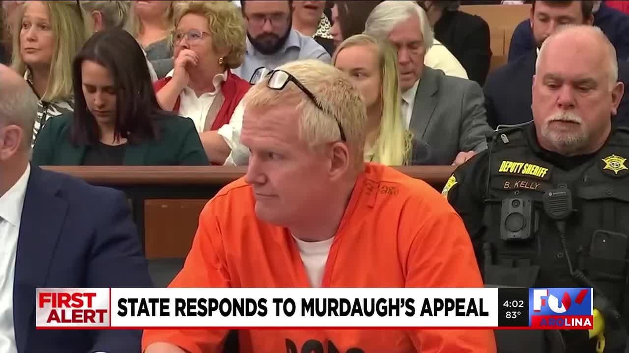 State responds to Alex Murdaugh’s appeal of murder conviction