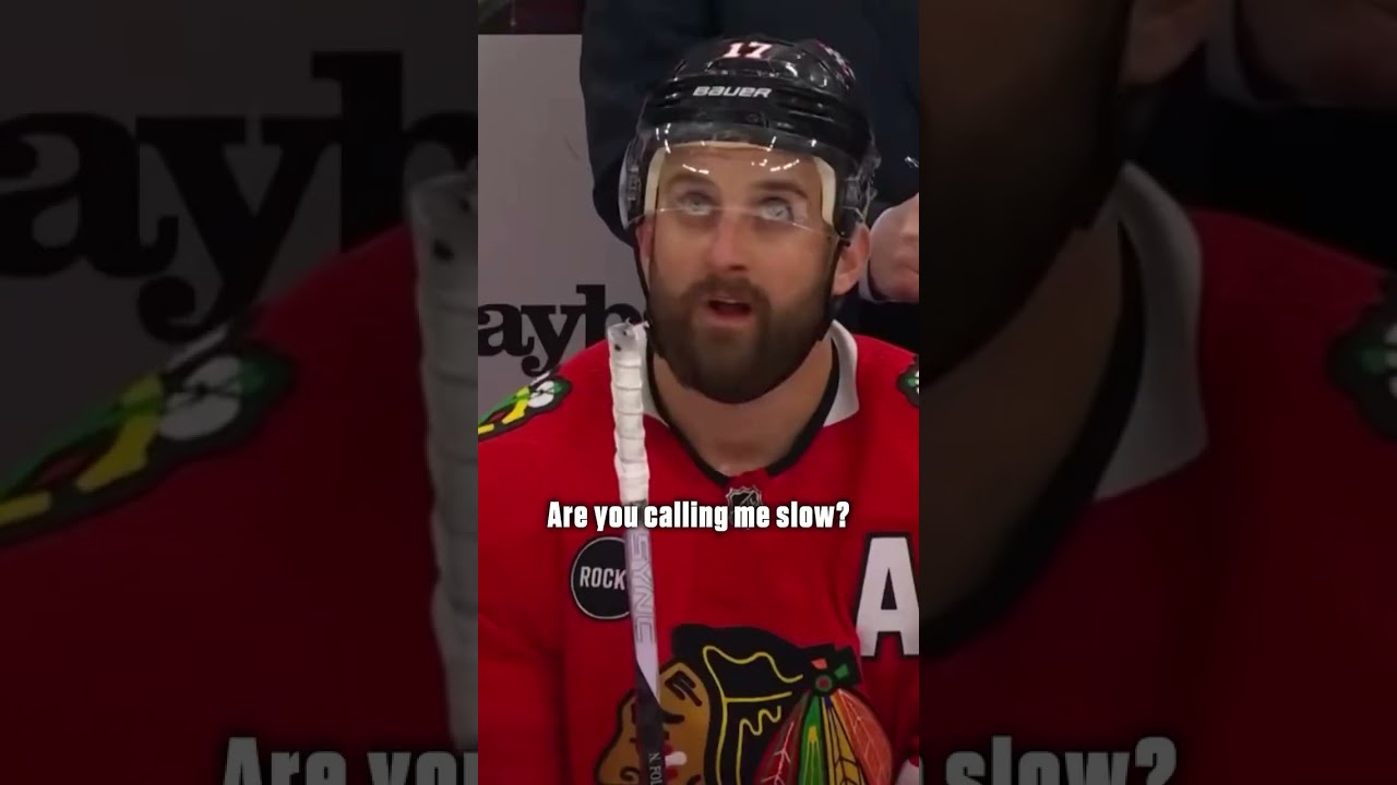 This moment between Nick Foligno and Connor Bedard 😂 #shorts