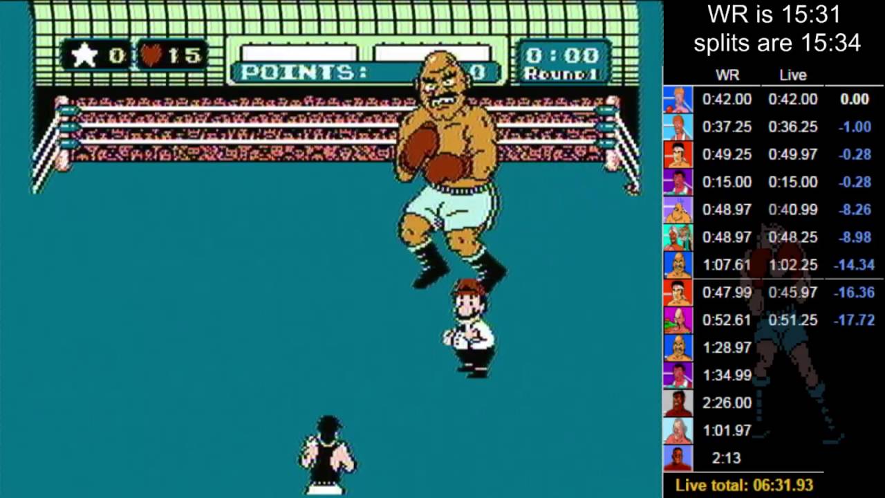 Mike Tyson's Punch-Out!! Former World Record Speed Run in 15:12.14