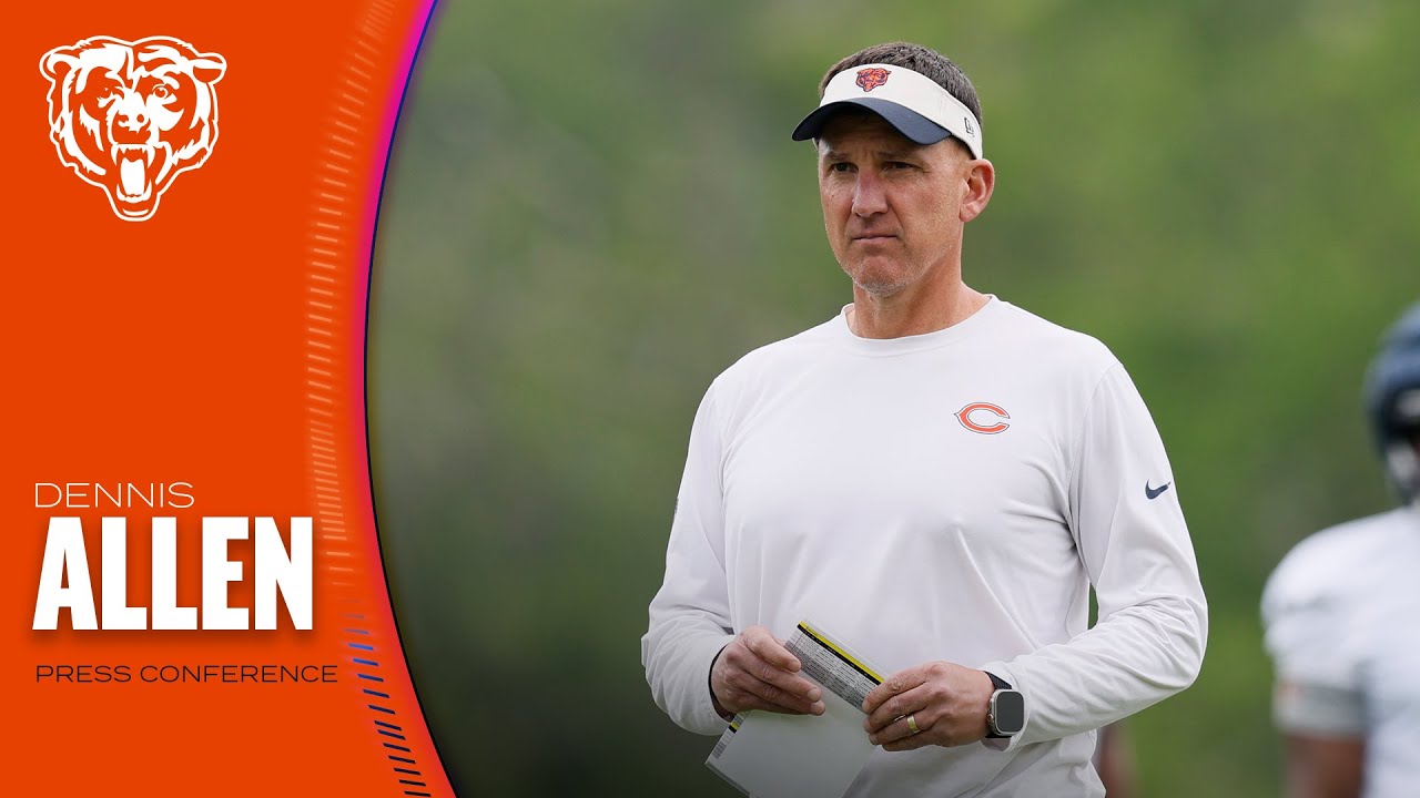 Dennis Allen emphasizes high expectations after first day of training camp | Chicago Bears
