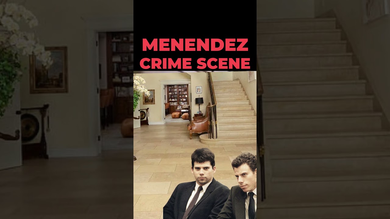 Quick Look At Menendez Brothers Crime Scene Inside The House #shorts