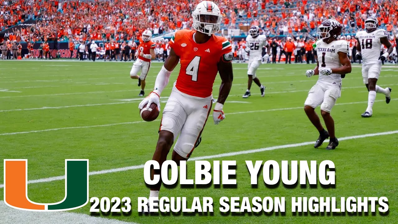 Colbie Young 2023 Regular Season Highlights | Miami WR