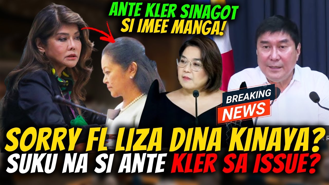 FAKE DAW ANG POLICE REPORT? ANTE KLER NAG SALITA NA SINAGOT MGA BANAT NI IMEE MANGA