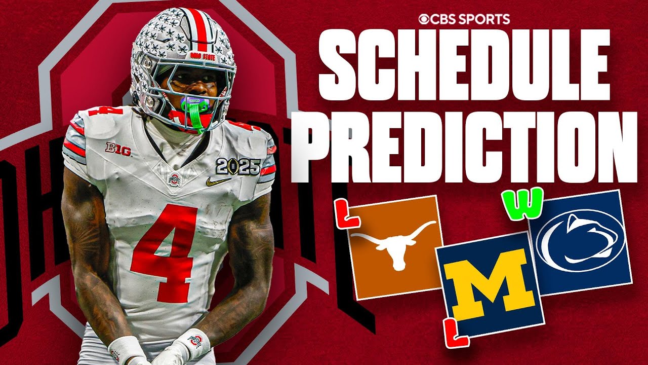 Ohio State Buckeyes 2025 Schedule Prediction | Can they repeat as National Champions?? 🏆