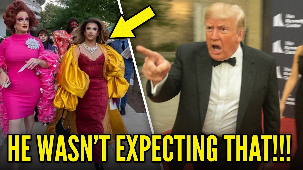 WATCH: Trump SNAPS as Drag Queens CRASH HIS EVENT