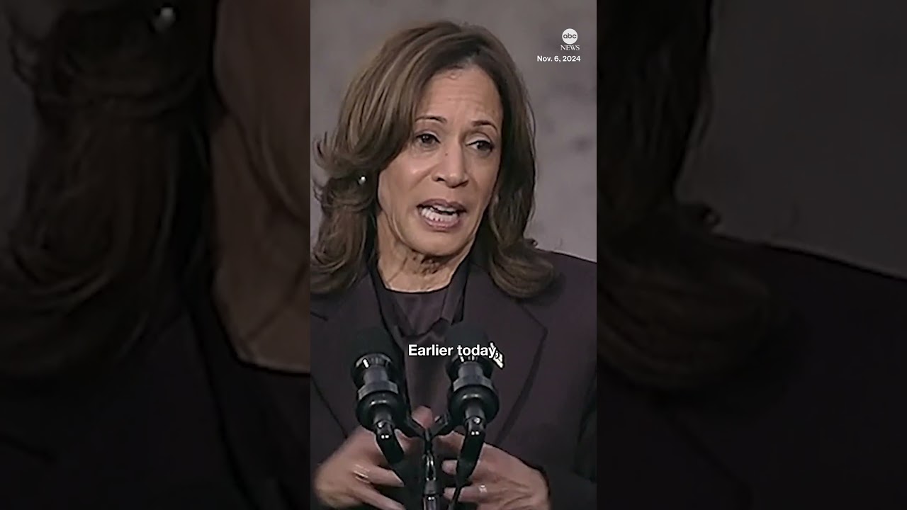 VP Kamala Harris delivers concession speech